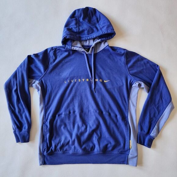Nike Live Strong purple light weight‎ pullover hoodie womens size XL - Picture 1 of 7